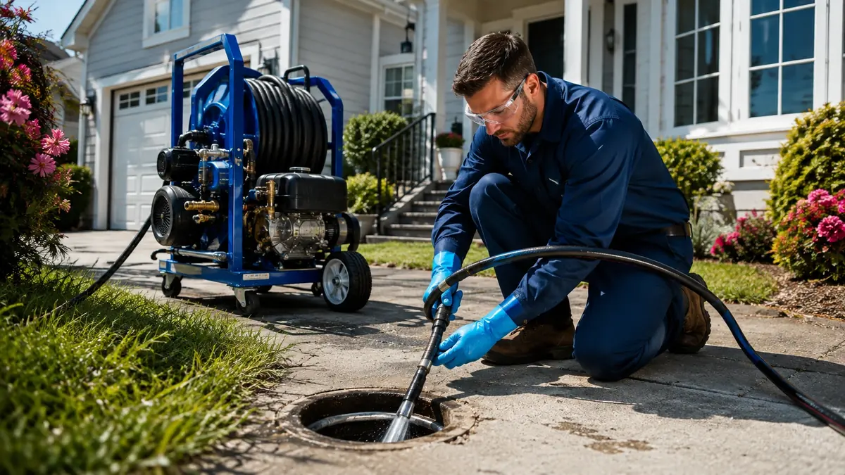 Residential Hydro Jet Drain Cleaning in Templeton