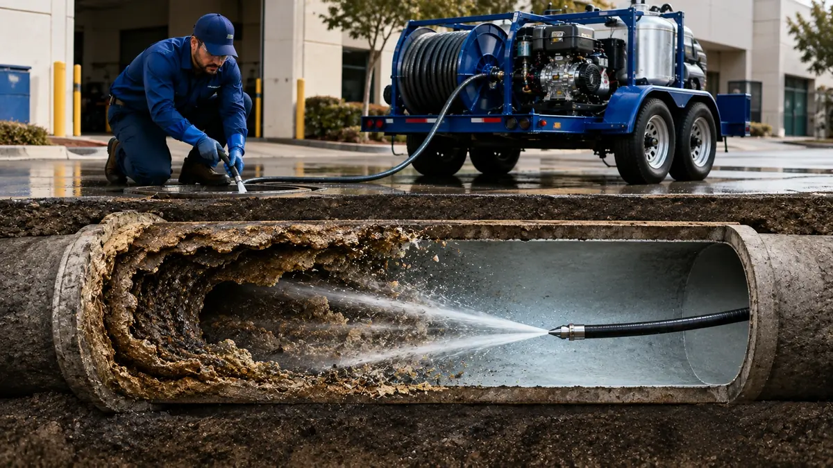 Sewer Pipe Descaling in Templeton